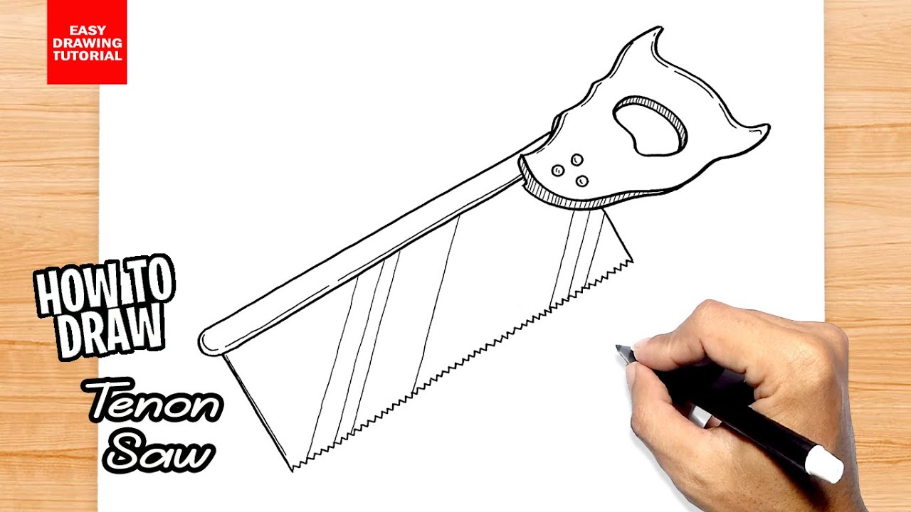 How to draw Tenon Saw