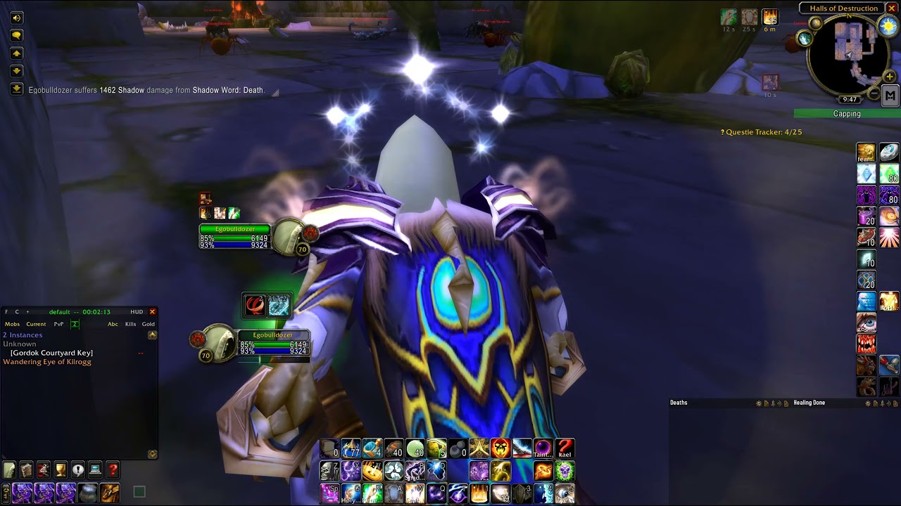 Ogre Tannin Farming Run Dire Maul North - Priest PoV