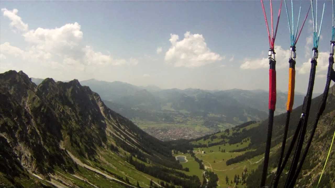 Gleitschirmflug Nebelhorn GIN Yeti 2011