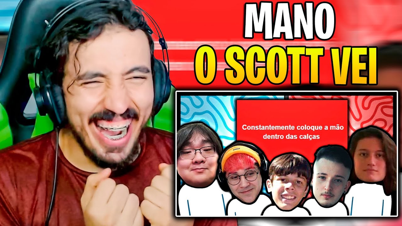 DEIXARIA SUA MÃO DENTRO DAS CALÇAS? Ft. Ycro Scottonauta e AMIGOS - CANTINHO DO UMILD | Leozin React
