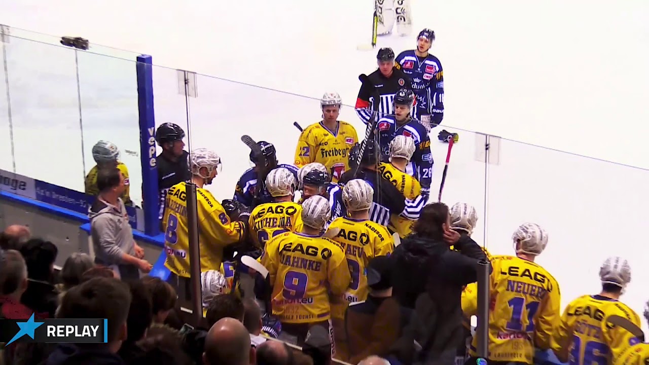Highlights Dresdner Eislöwen vs. Lausitzer Füchse | 23.02.2018