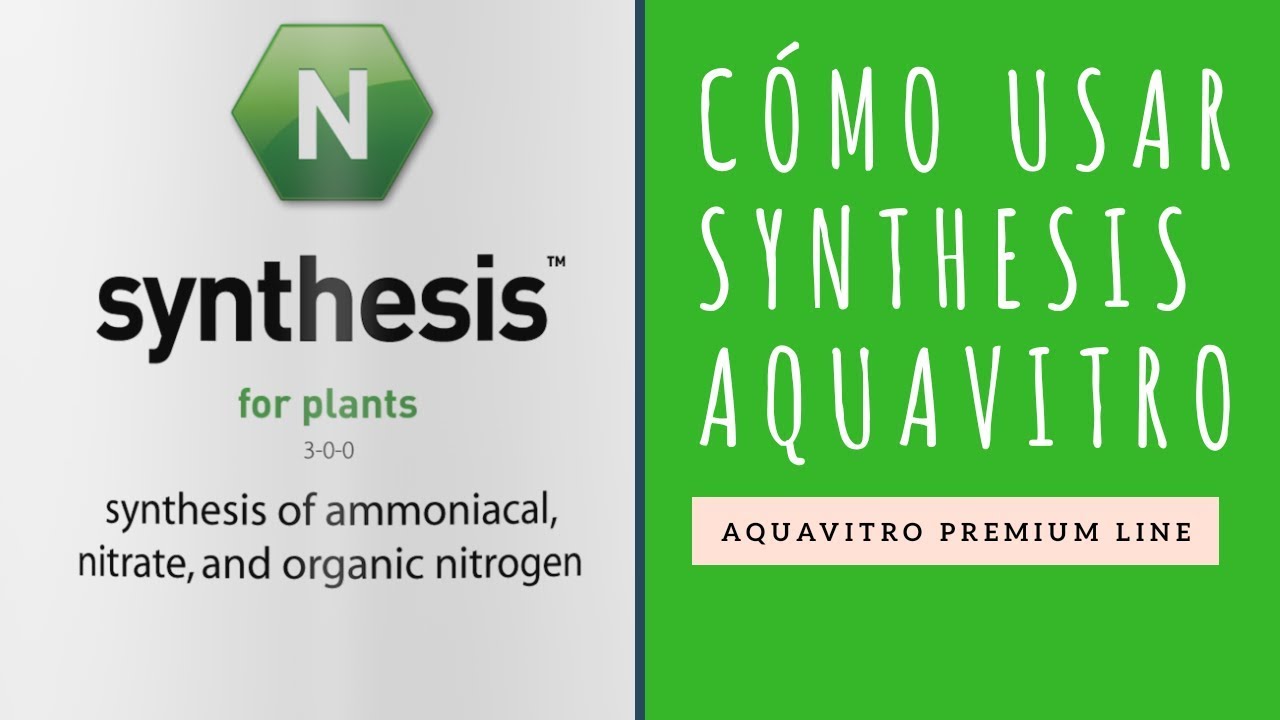 Cómo usar Synthesis Aquavitro Seachem || AQUASCAPELAND