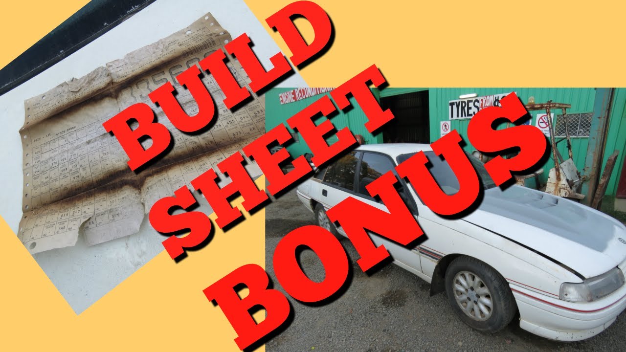 BUILD SHEET BONUS Kingatow crews vn formula progress