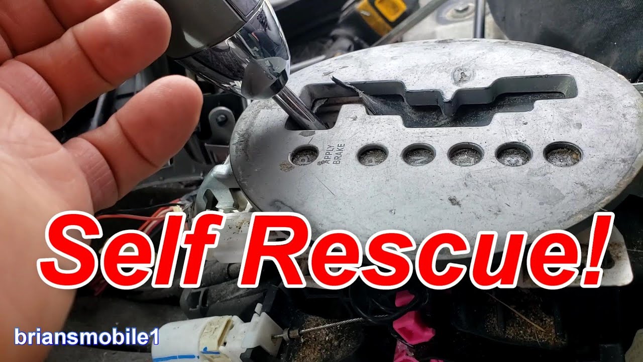 Chrysler Dodge STUCK in PARK Self Rescue Procedure