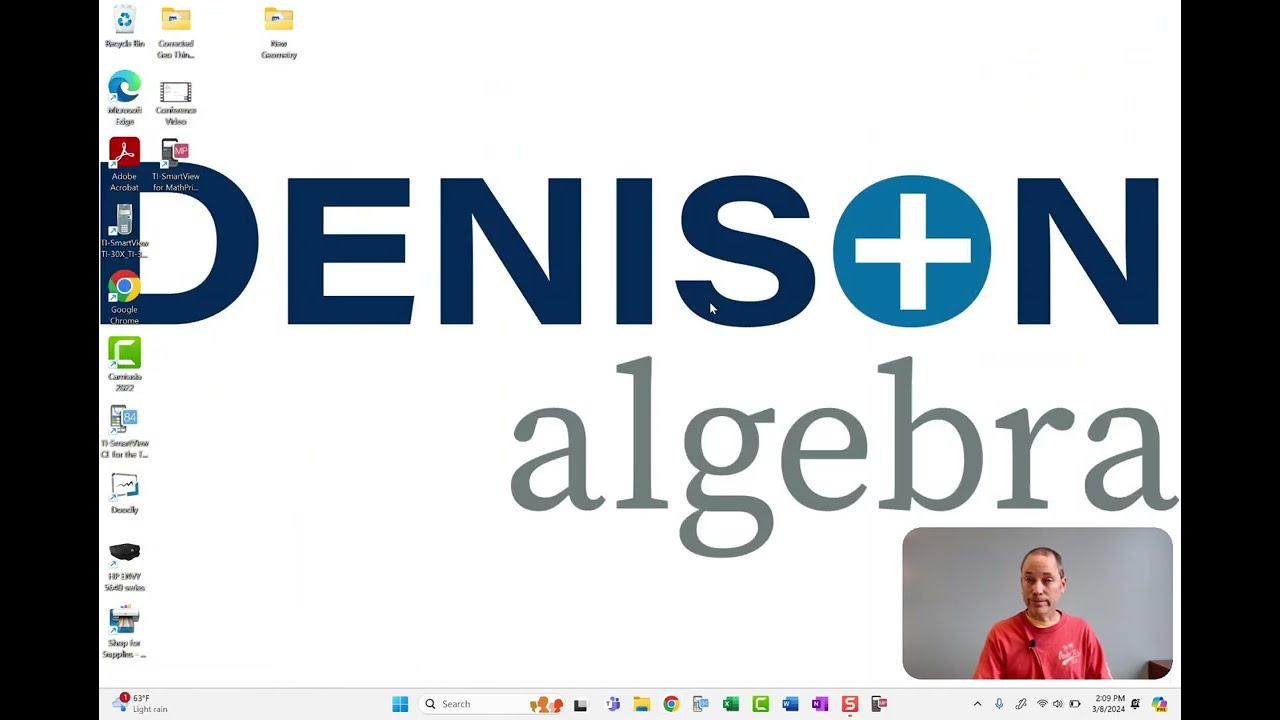 Denison Algebra - Solutions Videos (how to properly use them)