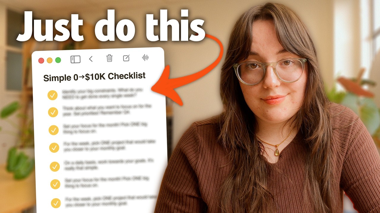 This Weekly Plan Will Grow Your Creative Business To $10K/Month