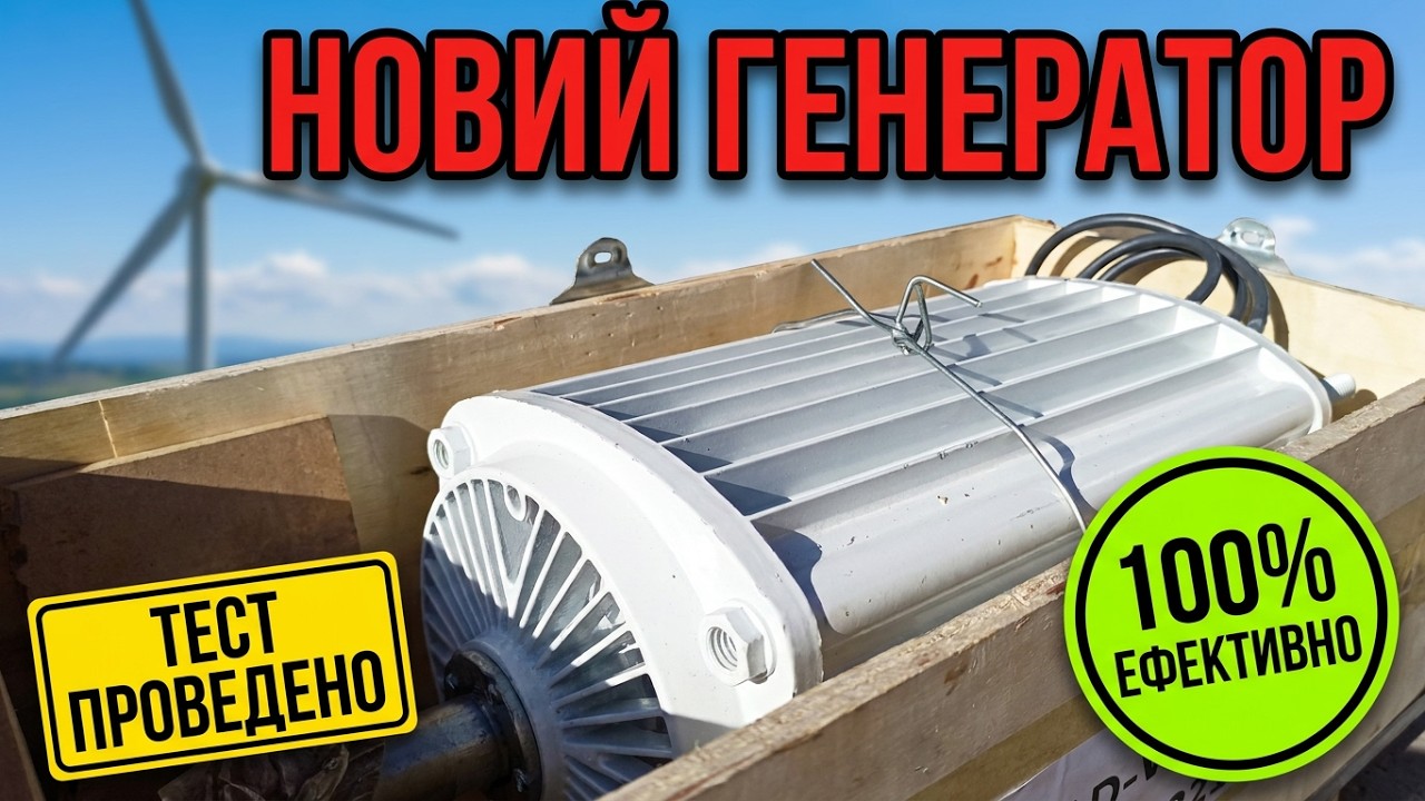 Замінив генератора на 4-метровому вітряку FD4. Став посилений і більш напруговий - чи допоможе це?