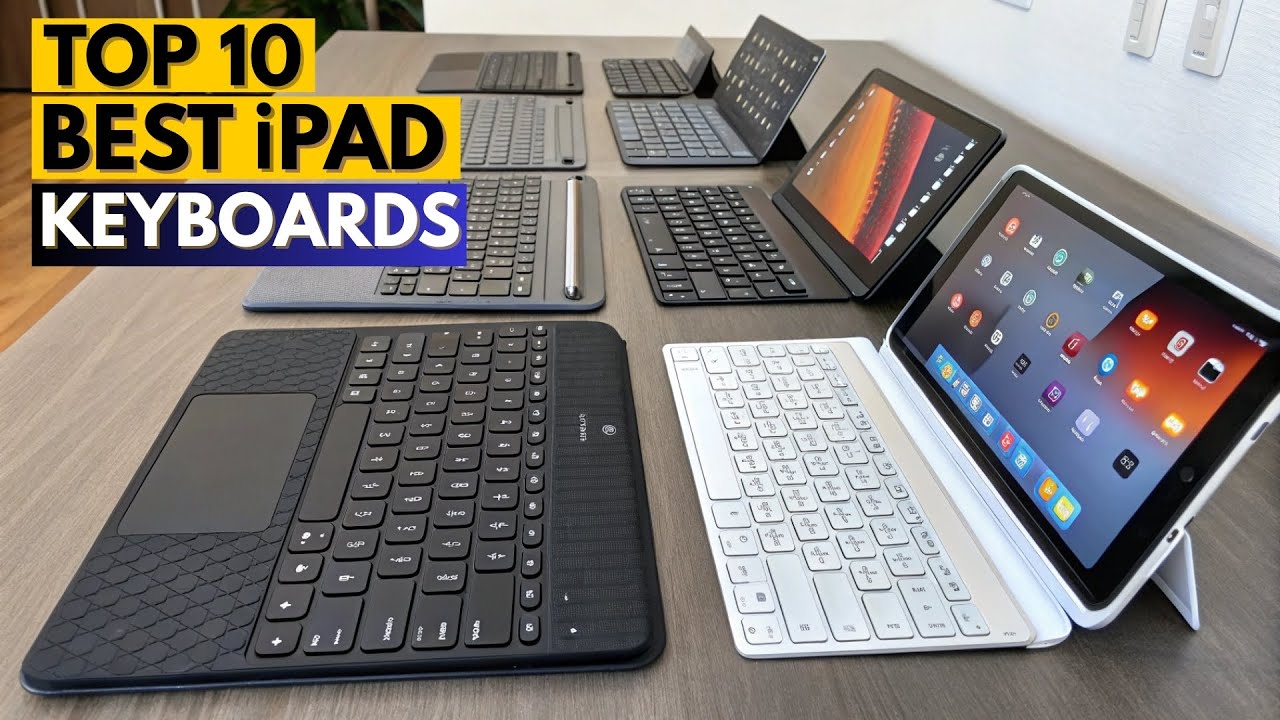 Best iPad Keyboards 2026 – Top 10 Keyboards for Work, Study & Travel