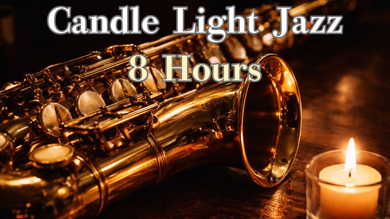 Candle Light Jazz – 8 Hours of Deep Focus 🕯️