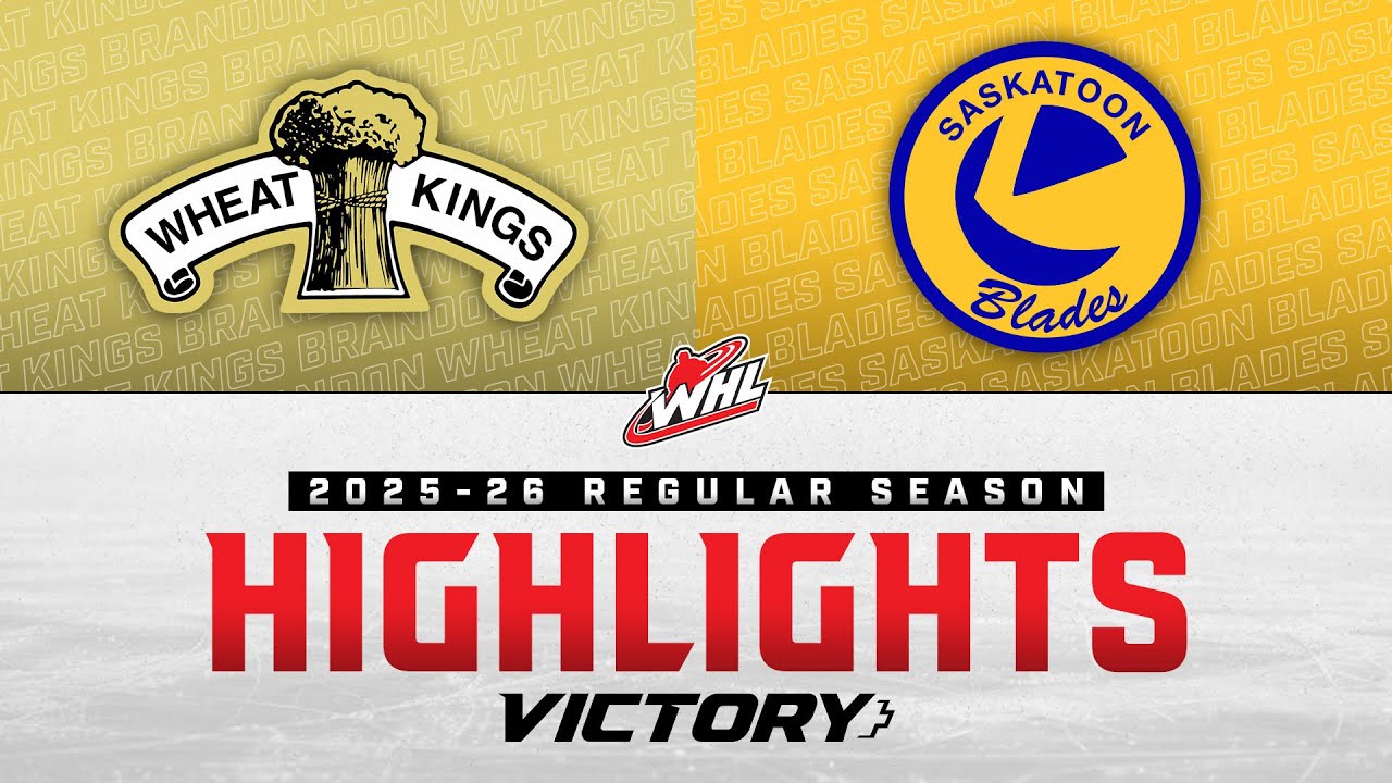 Brandon Wheat Kings at Saskatoon Blades 11/22 | WHL Highlights 2025-26