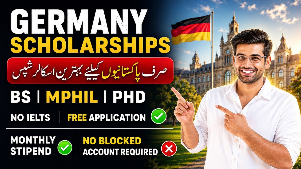 Germany Scholarships for Pakistani Students | How to Apply | 2026-2027 Guide 🇩🇪