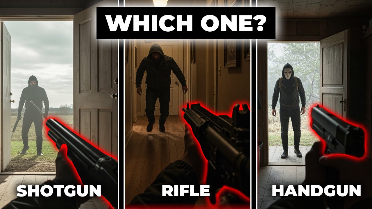 What's the BEST Firearm for Rural Home Defense? Rifle, Shotgun or Handgun