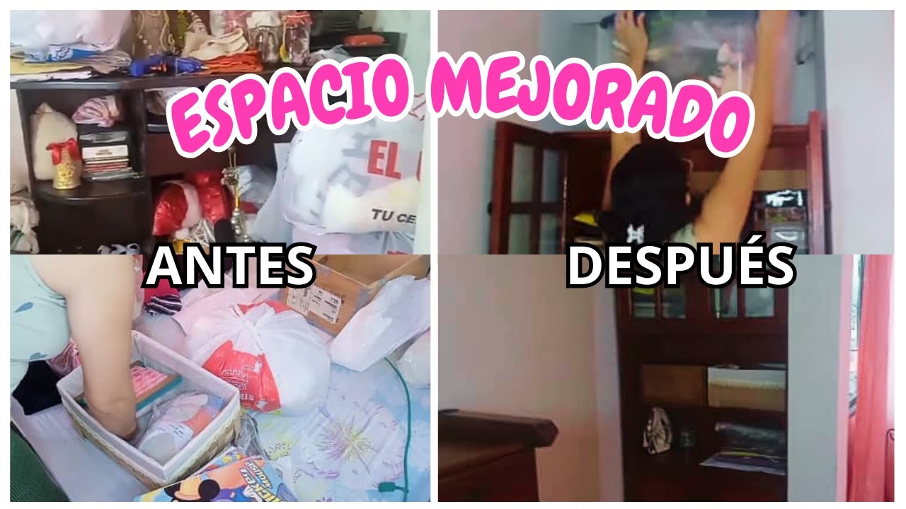 ✅ Espacio mejorado en mi habitación 