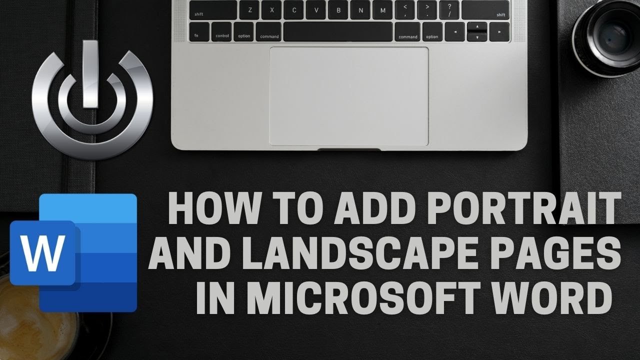 How to put Landscape and Portrait pages in the same Microsoft Word Document