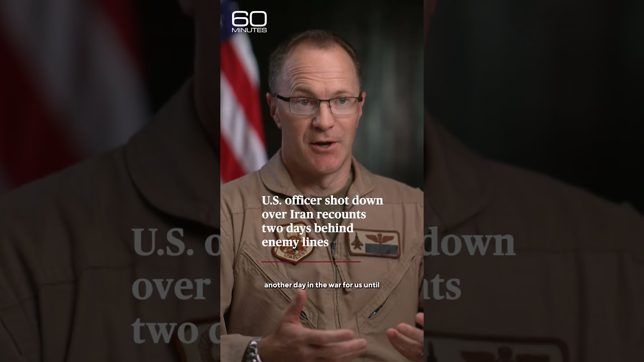 U.S. officer shot down over Iran recounts two days behind enemy lines #shorts