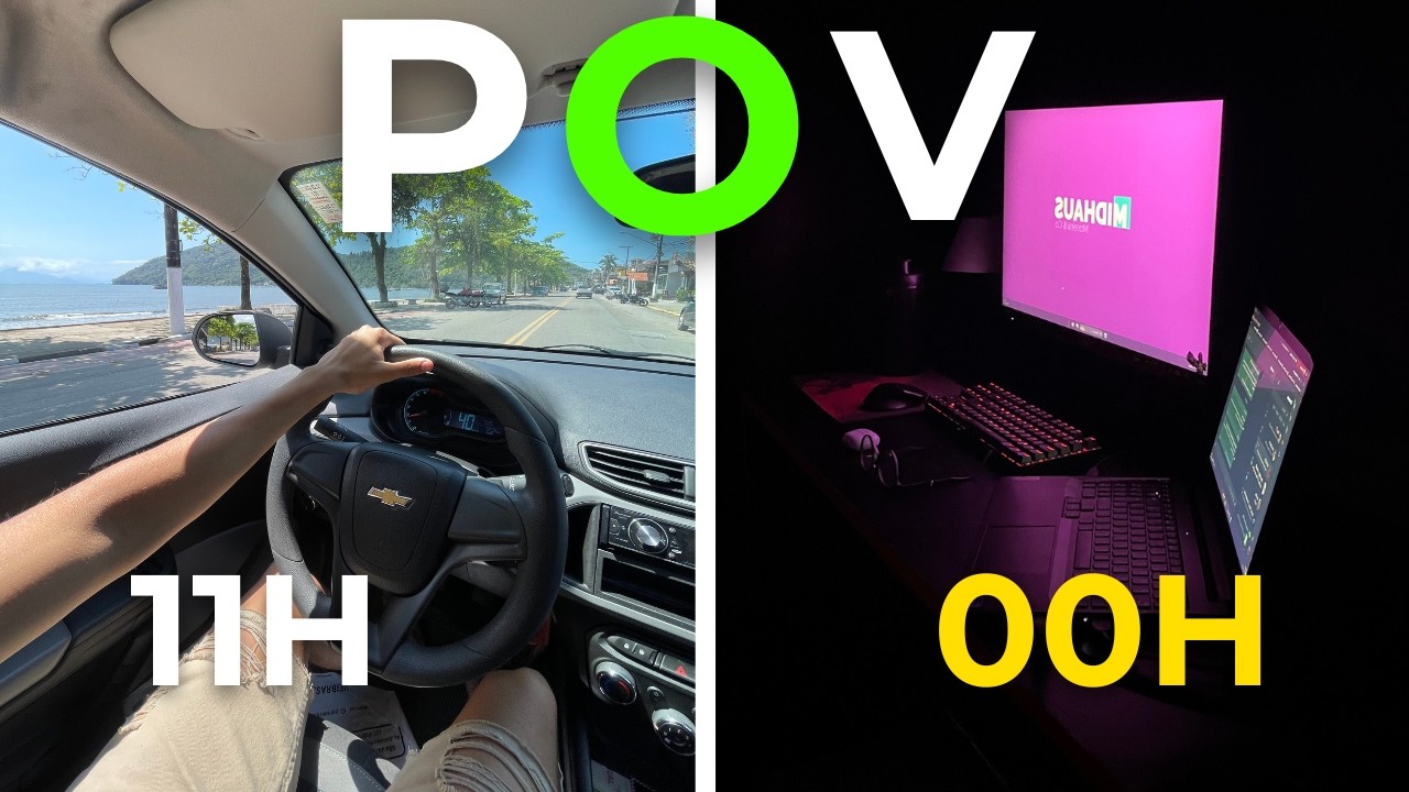 ROTINA Vivendo do Marketing aos 21 anos e VIAJANDO | POV