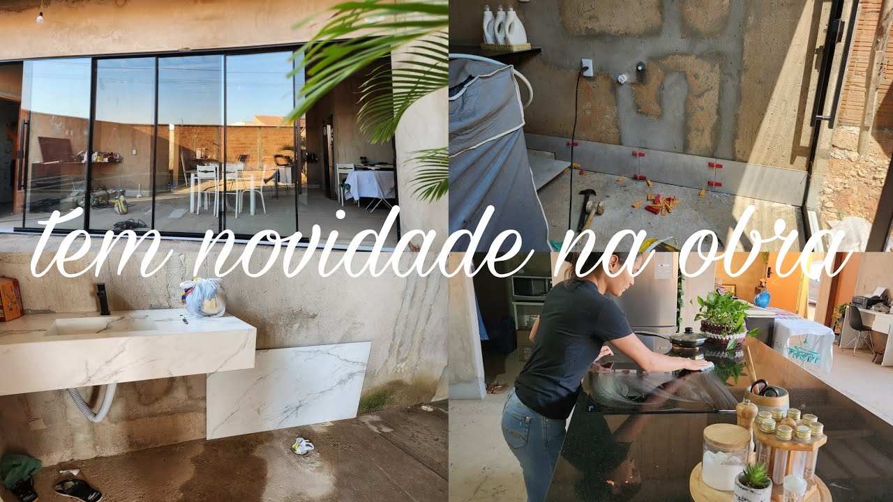 DIÁRIO DE OBRA, COMEÇARAM A INSTALAR OS PISOS, TROCARAM OS VIDROS 🙌