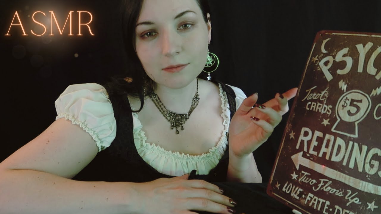 ASMR What's Your Fortune? ⭐ Tarot Reading ⭐ Fortune Teller Roleplay