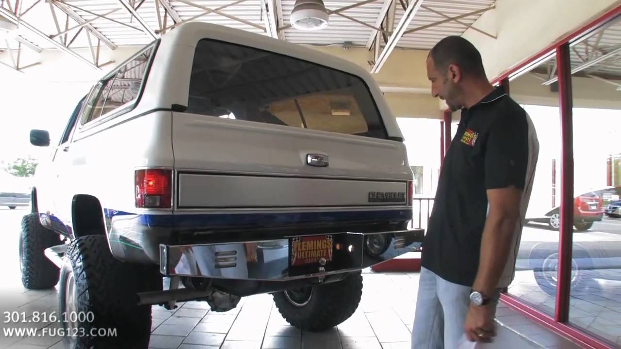 1989 Chevrolet K5 Blazer for sale with test drive, driving sounds, and walk through video