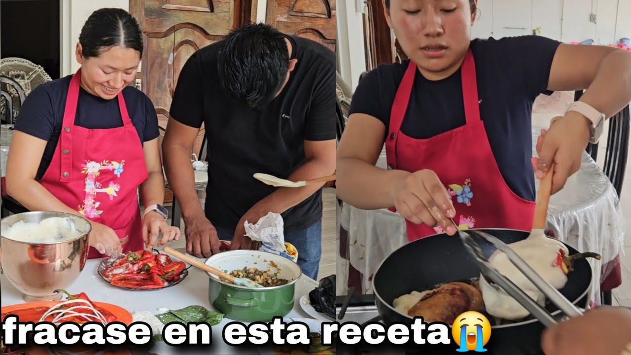 No pude hacer CHILES RELLENOS MEXICANOS, fracase por primera vez 🥲