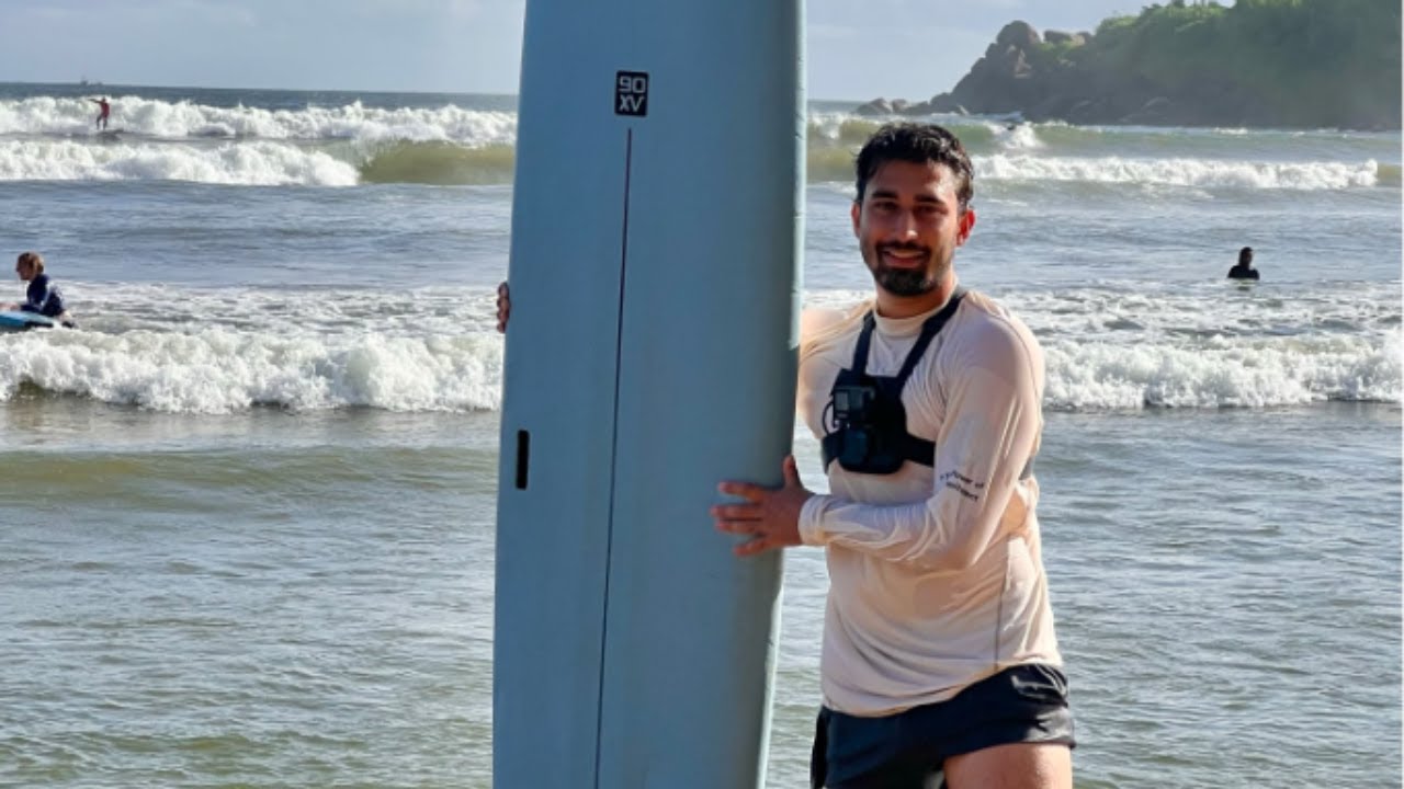 SURFING at Dewata Beach (Galle)