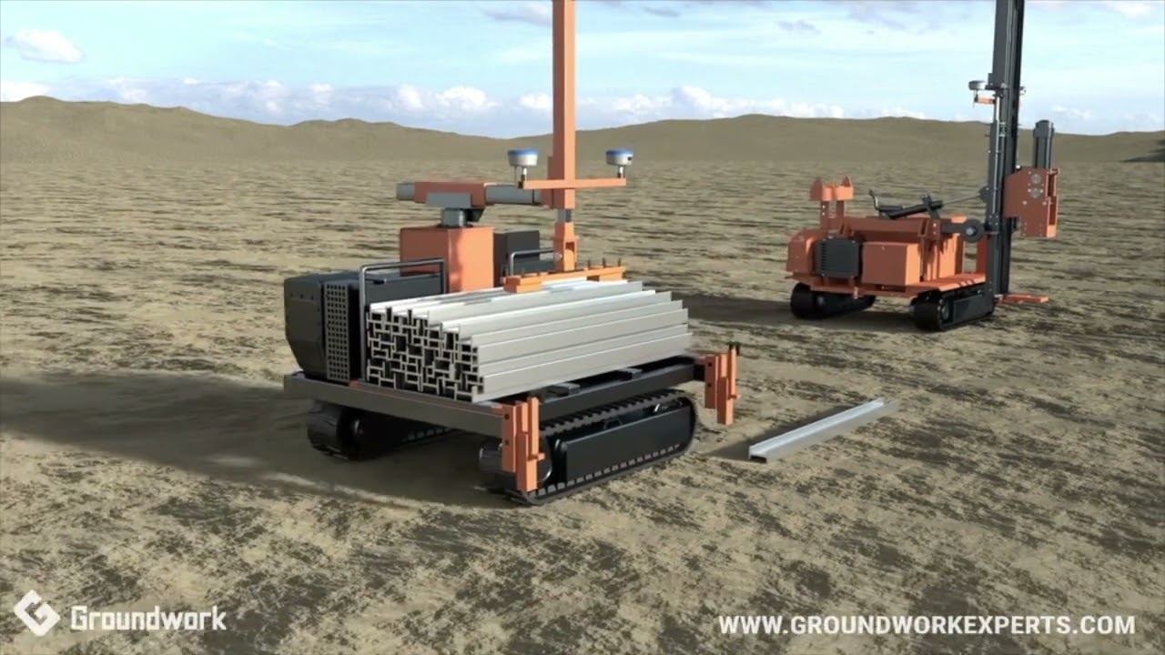 Utimate Solar Pile Installation