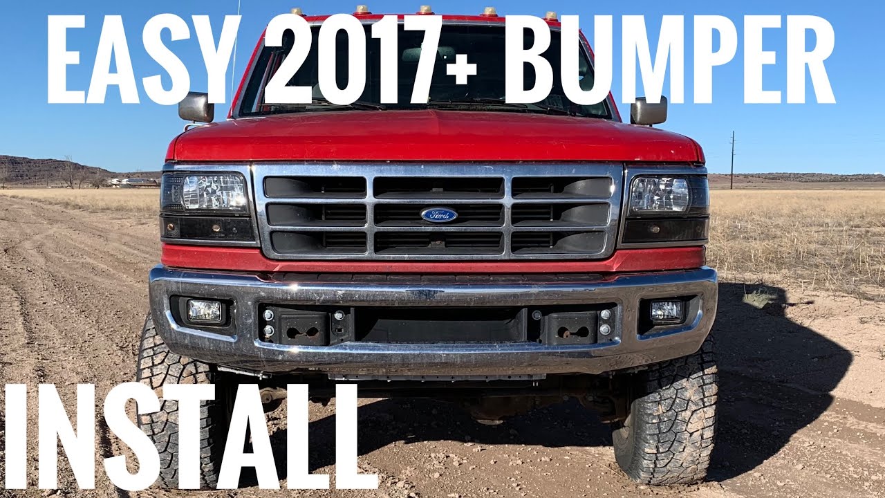 HOW TO USE MY BUMPER BRACKETS TO INSTALL A 2017 ALUMADUTY BUMPER ON A 7.3 POWERSTROKE