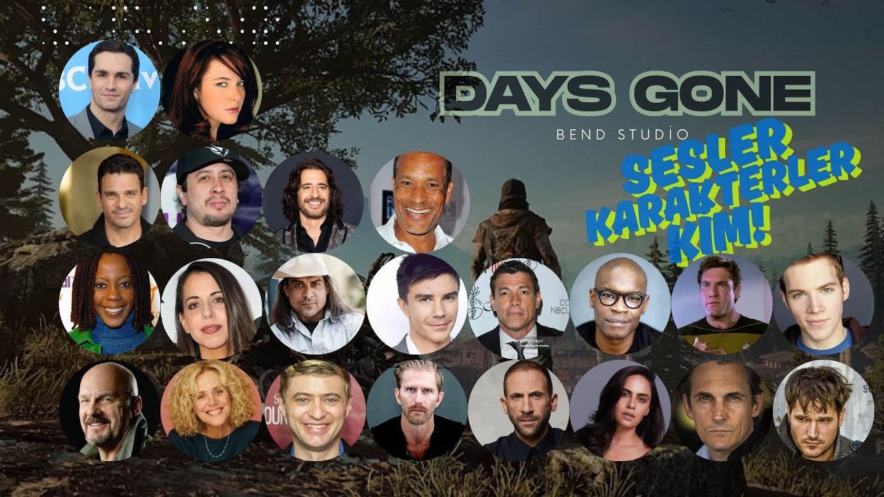 The Real Voices Behind Days Gone | Meet the Cast Behind the Game #DaysGone