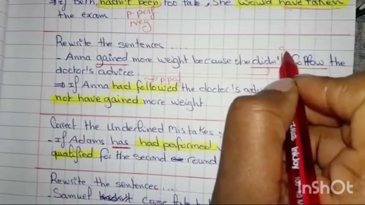 ملخص جميع دروس الانجليزية السنة الثانية باكالوريا جميع الشعب #bac_2024#باك_2024 #Conditional type 3