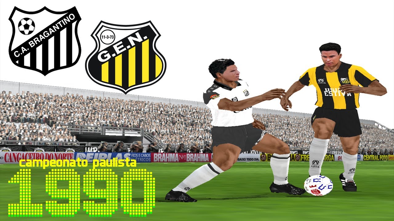 PES6: BRAGANTINO x NOVORIZONTINO - PAULISTÃO 1990 (FINAL)