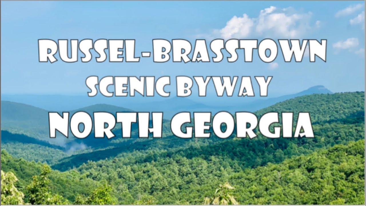RUSSEL BRASSTOWN SCENIC BYWAY IN THE NORT GEORGIA USA MOUNTAINS GO PRO, CANON AN DJI MAVIC MINI 2 FO
