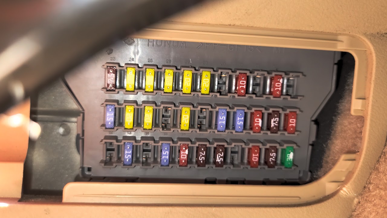 2005 Honda Odyssey Radio Fuses