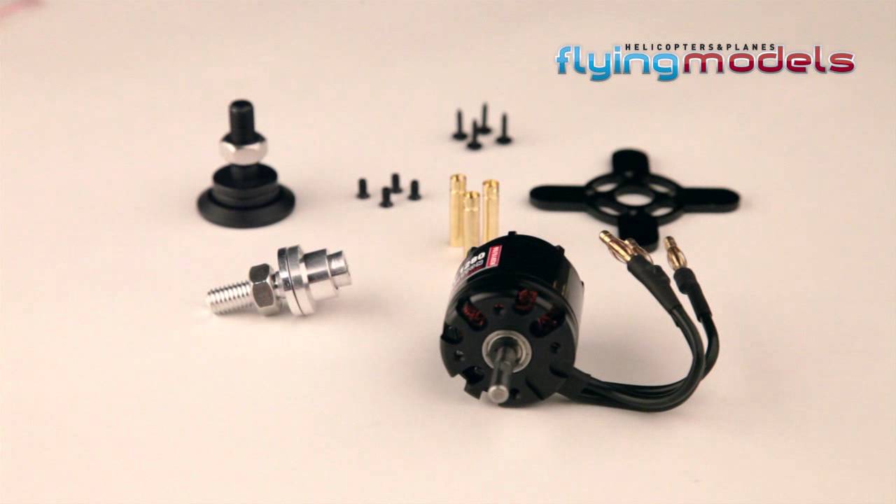 www.FlyingModels.Eu - PlanetFly Black Edition Brushless motor N2815-06 -- KV 1280