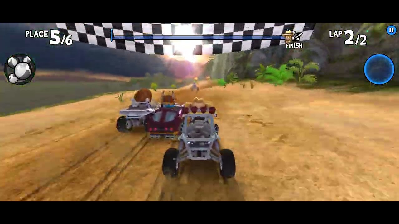 Again achive 1st position in beach buggy race in second attempt 