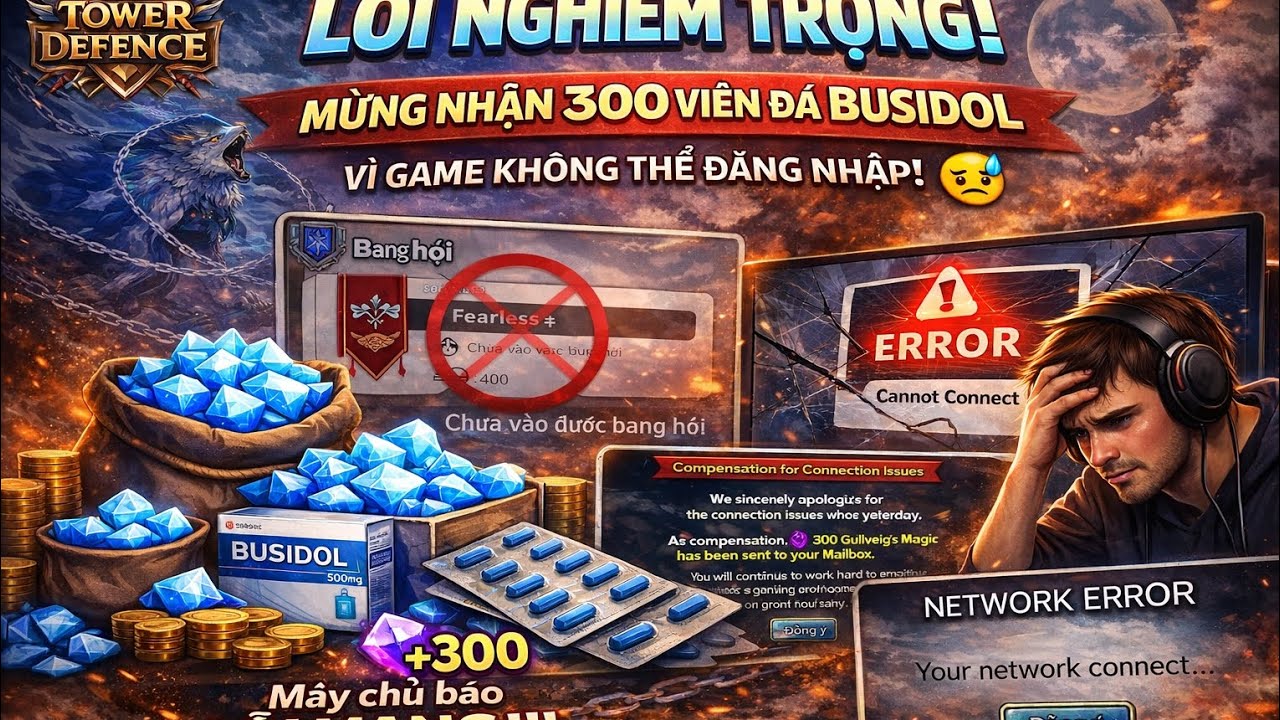 [GOLD TOWER DEFENCE] Nhận Đá Của Busidol Sau Lỗi Nhưng Vẫn Lỗi Bang Hội😓 | YTB Smox (Smoxnow)