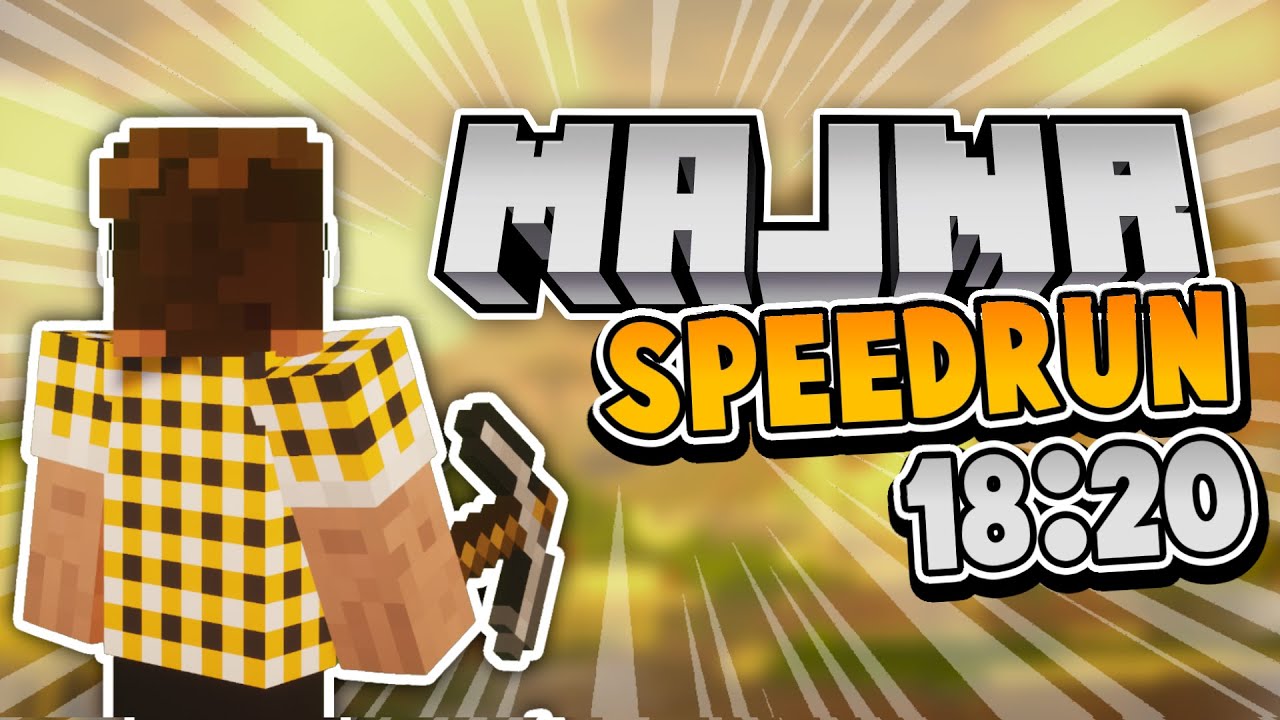 Speedrunuji Minecraft na MAJNR seedu