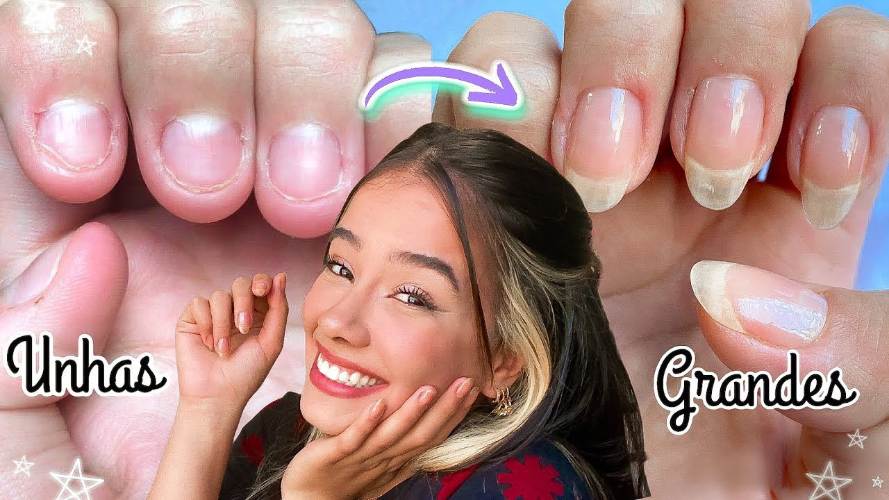 COMO TER UNHAS GRANDES E FORTES ✨ Dicas de como parar de roer unhas !!!