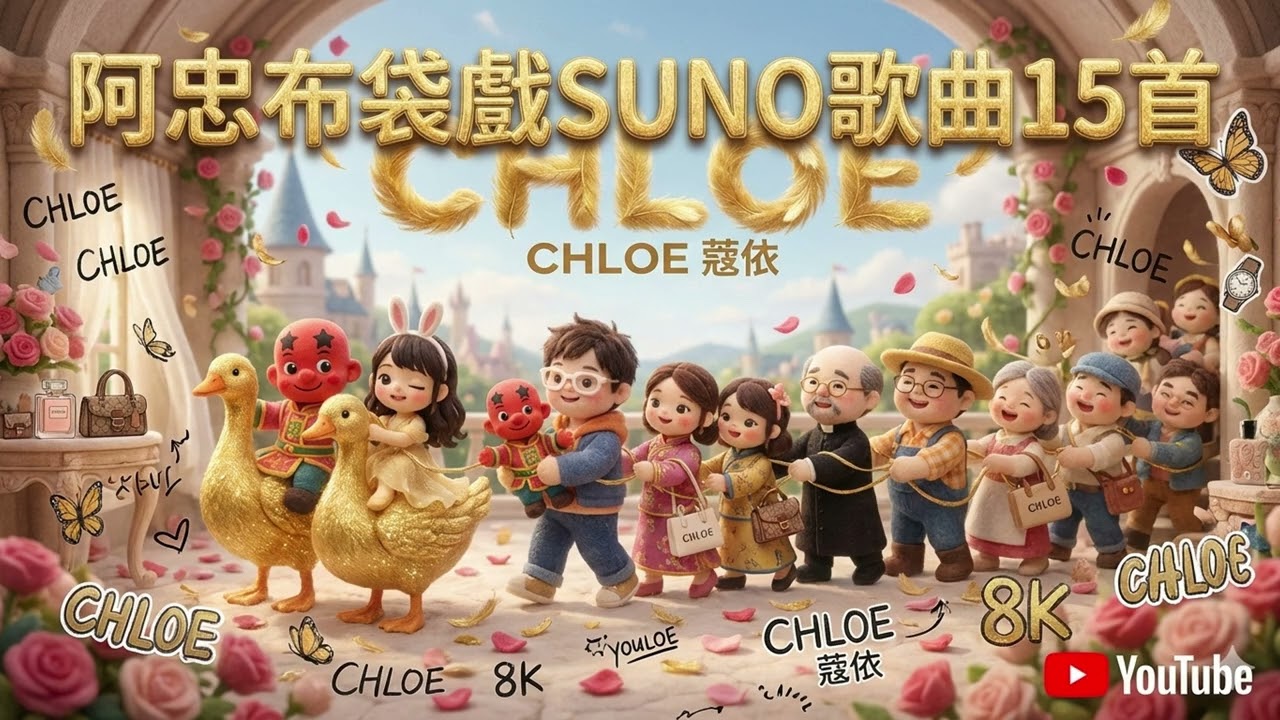 阿忠布袋戲SUNO歌曲2025年15首精選