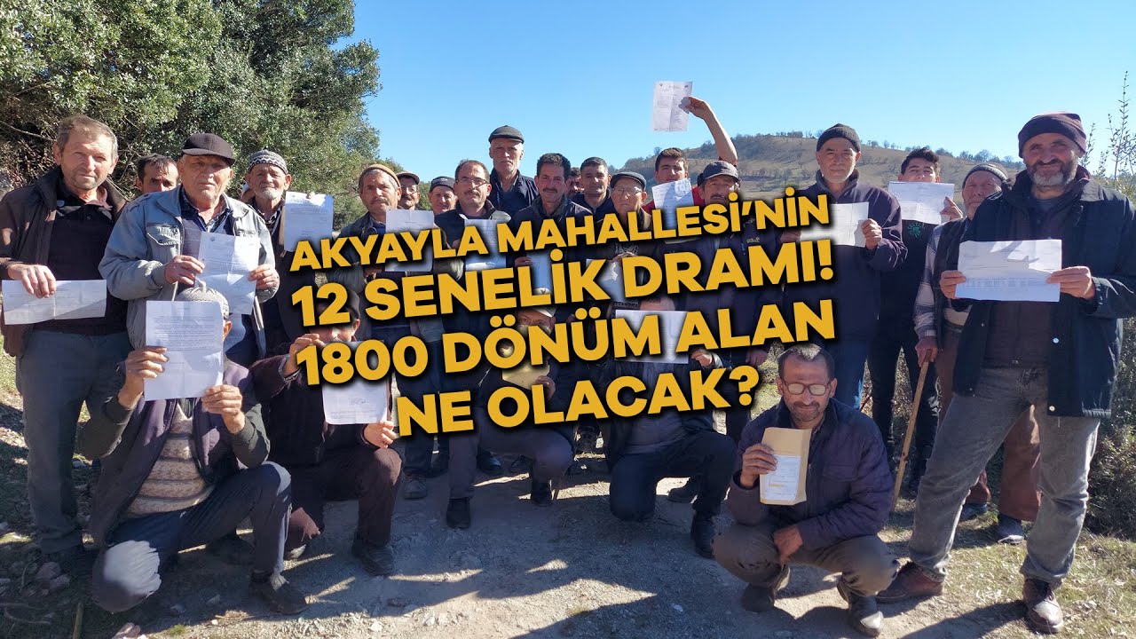 Akyayla Mahallesi'nin 12 senelik dramı! 1800 d&ouml;n&uuml;m alan ne olacak?