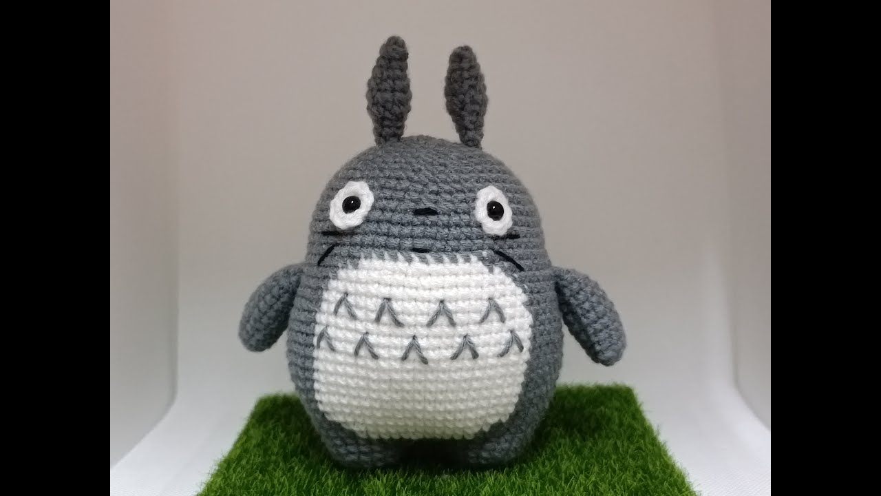 PART 1 Handmade Crochet Amigurumi Totoro Doll钩针编织龙猫娃娃 #crochet #diy #handmade #手作 #amigurumi #totoro