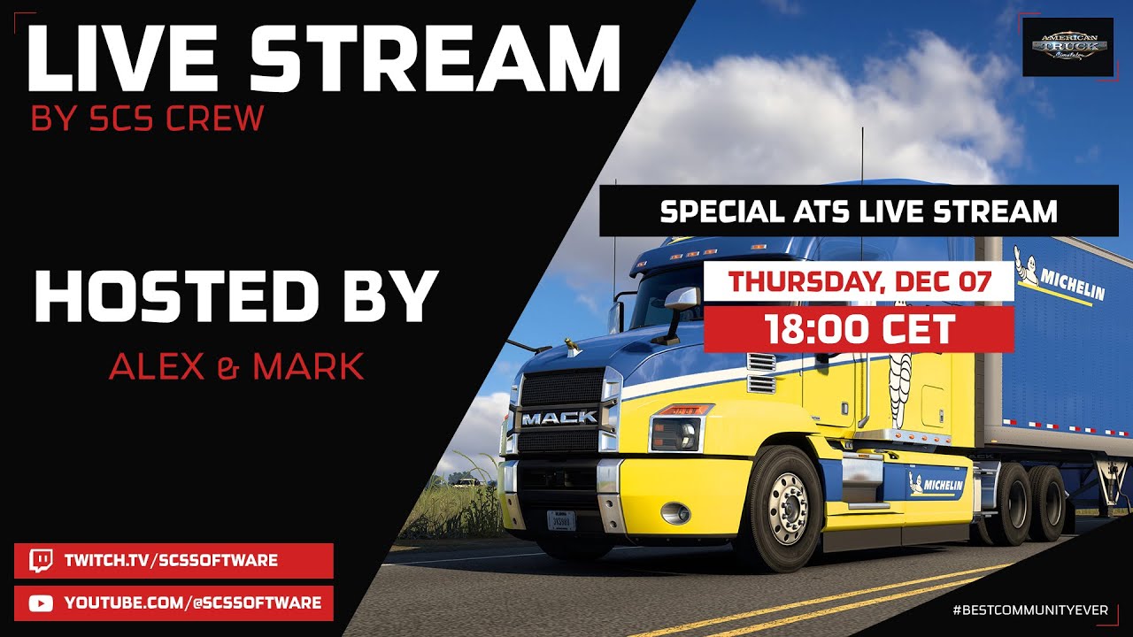 Michelin Fan Pack DLC | American Truck Simulator Preview! | SCS Software 🚛