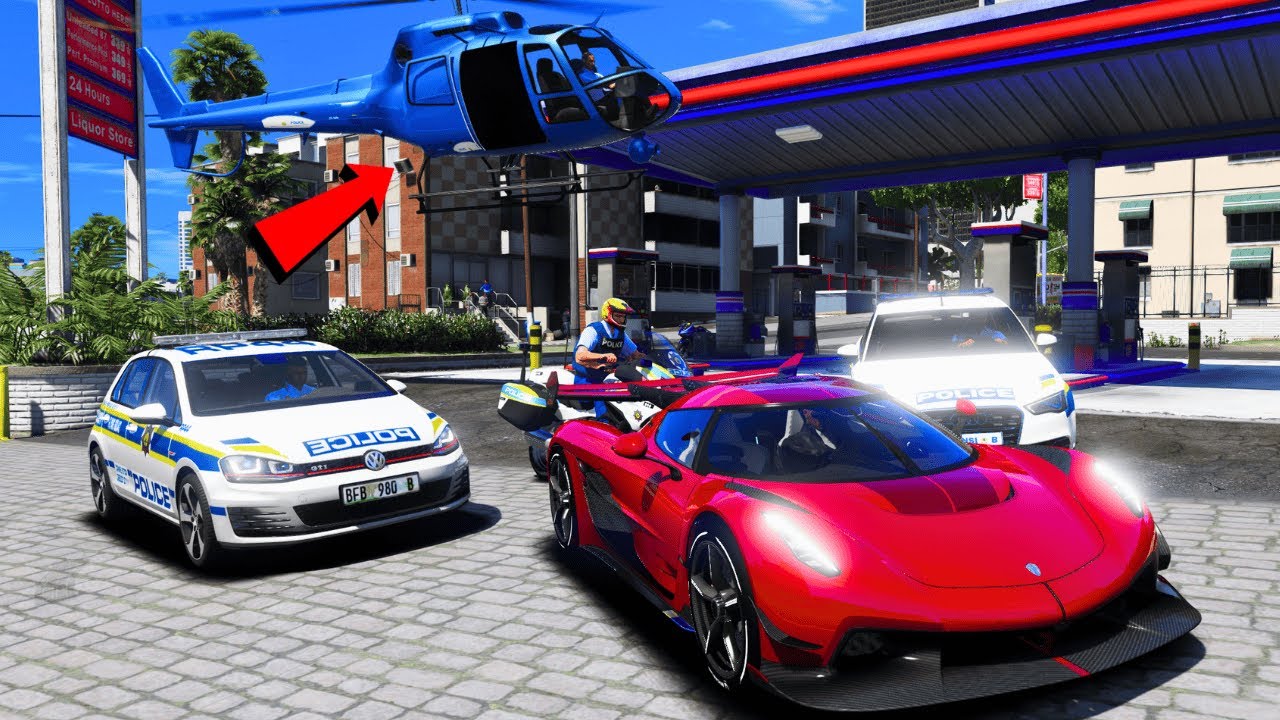 Most Intense Police Chase in GTA 5 RP