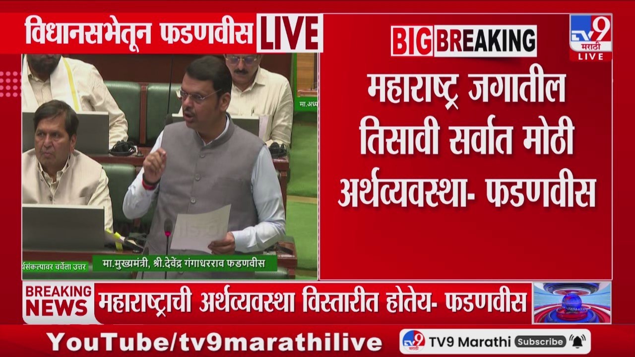 Devendra Fadnavis | महाराष्ट्र जगातील तिसावी सर्वात मोठी अर्थव्यवस्था - फडणवीस