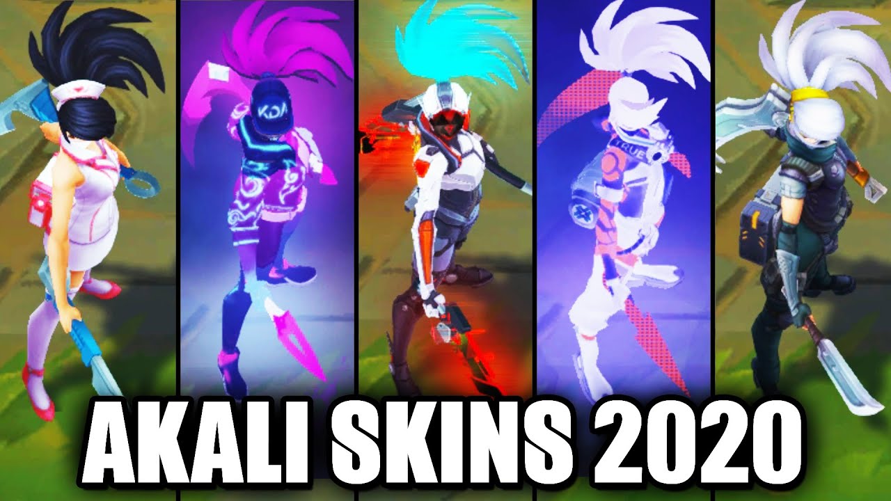 All Akali Skins Spotlight 2020 (League of Legends)