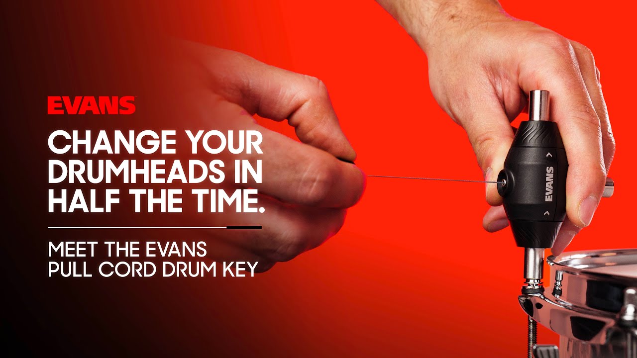 The BRAND-NEW EVANS Pull Cord Drum Key | Full Demo