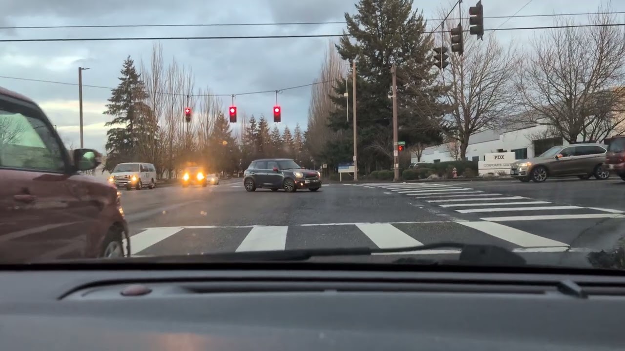 Portland Oregon Afternoon Drive to NE 138 Costco