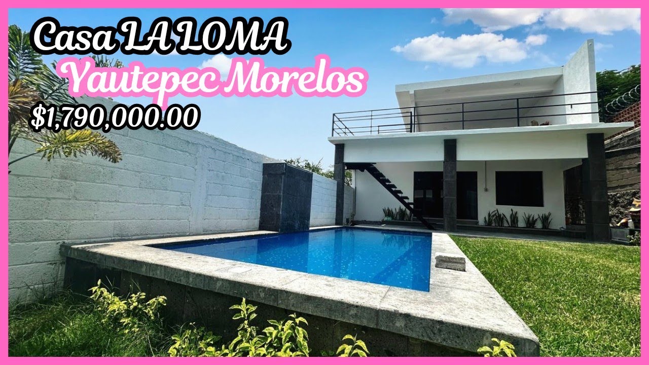 🏡 Casa LA LOMA ‼️ YAUTEPEC MORELOS ✅ UNA VISTA INCREÍBLE