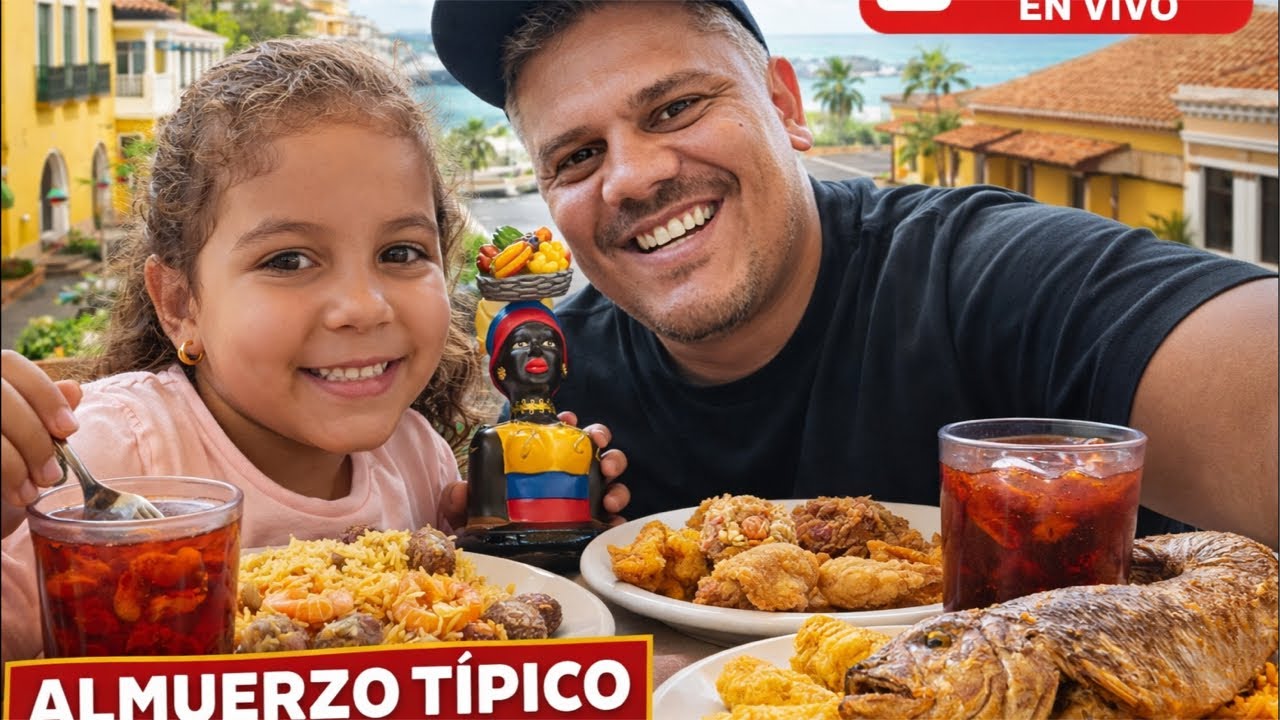 🔴 En VIVO COMIENDO COMIDA TÍPICA DE CARTAGENA