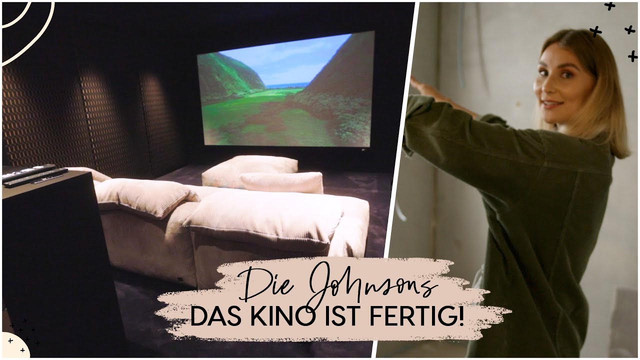 Unser Heimkino! Vom Keller zum Kino 😍 | AnaJohnson