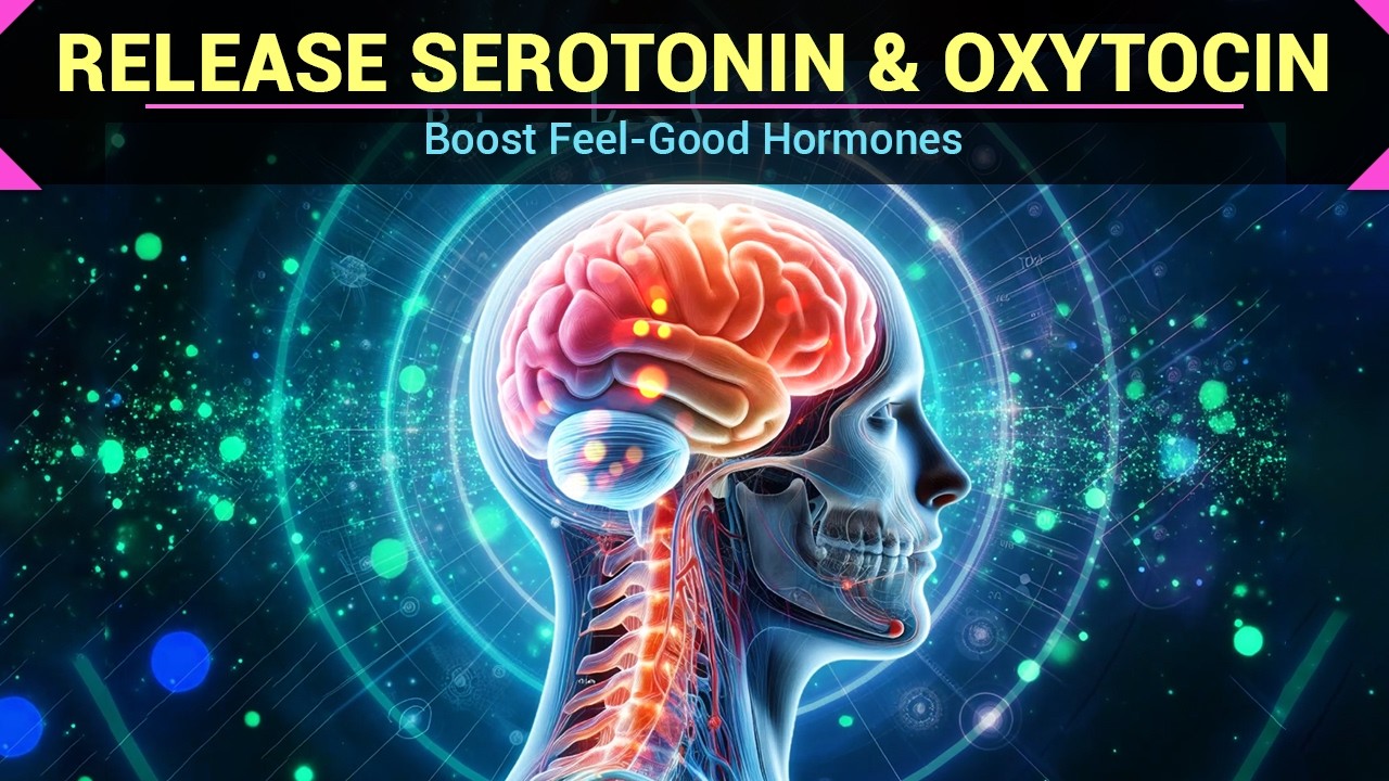 Release Serotonin & Oxytocin | Boost Feel-Good Hormones | 528 Hz Calm Nervous System